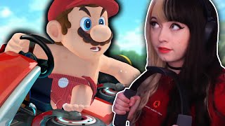 The RING FIT works as a wheel in MARIO KART!?