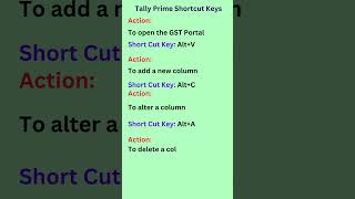 GST Portal  #add alter delete a column # column #add a column #Tally Prime and Accounting Concepts