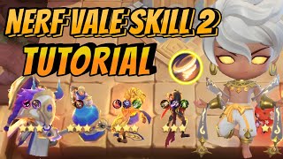 NERF VALE SKILL 2 UPDRAFT TUTORIAL !! NEW UPDATE | MLBB MAGIC CHESS