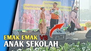 Emak emak vs anak sekolah