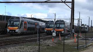 NSW Trainslink V Set & D (Mariyung) Sets At Lithgow NSW. 17 August 2024