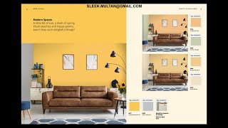 SHADE CARDS -ASIAN PAINTS BOOK OF COLOURS NEW SHADES PUNJAB (WALLPAPERS INTERIOR & EXTERIOR TEXTURES