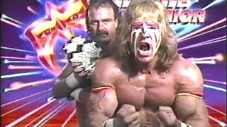 Ultimate Warrior and Jake Roberts Promo on DiBiase/Akeem (02-11-1990)