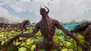 Fo Death Claw VS Yellow Amongus Ultimate Epic Battle Simulator 2