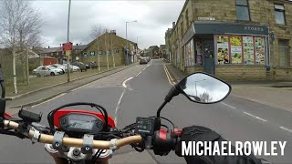 Honda CRF250L Yoshimura exhaust system | Brierfield and Fence, England | 029