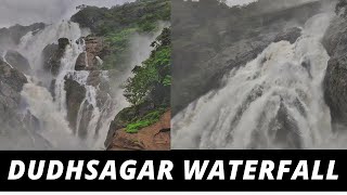 Dudhsagar Waterfall   |  Cinematic Video   |   Heavy Monsoon