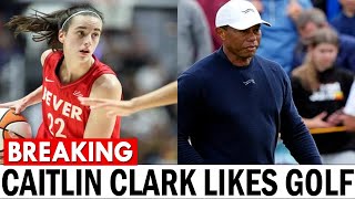 Caitlin Clark reveals her favorite golfer, leaving Tiger Woods behind in her choice