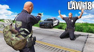 Breaking EVERY Law as FAKE Cop.. GTA 5