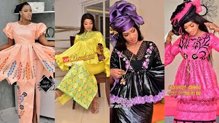 💖Mode 2023🆕️Modèle Marinière bazin riche et geztner éblouissante mode fashion #mode #senegal#fashion