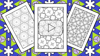 How To Make Pattern Colouring Pages - No Skill Needed