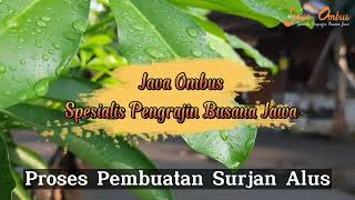 Proses Pembuatan Kain Lurik Tenun dan Baju Tradisional Jawa (Surjan) by Java Ombus