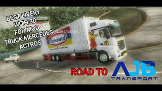 Road to MARKAS AJB With mersedesbens Actros Livery Rajamart