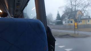 Resa med en OmniLink buss från Västerhaninge station till Ribby