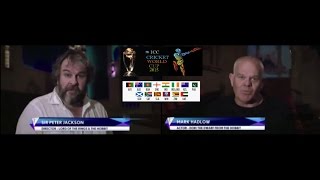 The Hobbit 'icc cricket world cup 2015' - Sir Peter Jackson And Mark Hadlow