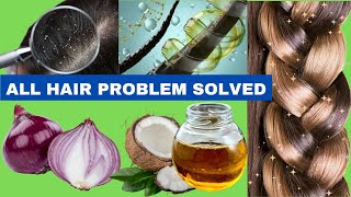 Magical hair oil for all hair problems/hair care/anti dandruff/best treatment #nomihealthsecret