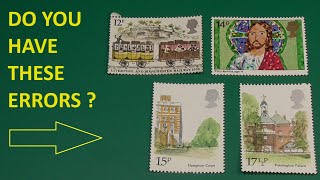 Four Error Stamps - Do you have any of these #philately #stampcollecting #stamps