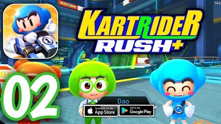 KARTRIDER RUSH + : Gameplay Android, iOS - PARTE 02 - (MODO HISTÓRIA)