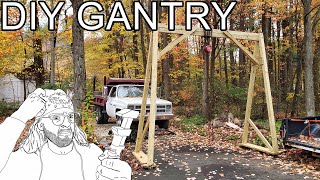 DIY Gantry Crane with Hoist (v2)