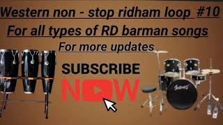 Western non - stop loop ridham loop ll For all types of RD barman songs ll Kongo drum loop