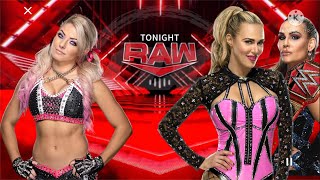 WWE2K22 RAW ALEXA BLISS VS LANA W/ NATALYA