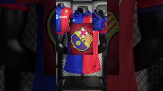 PLAYER VERSION Barcelona 2023/24 Blue Classic#football #soccer #barcelona #jersey #sport