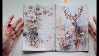 Starting a new corset journal Vintage Forest