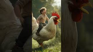 AI Magic: Toddler’s Wild Ride on a Giant Chicken! 🐔🌟 (You Won't Believe This!)