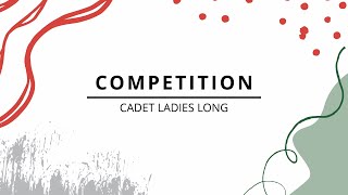 World Skate AIS23 Trieste - Competition Cadet Ladies Long - 26.05.2023