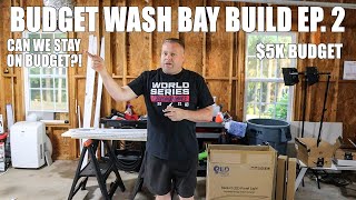 The Progress On My Budget Wash Bay | Lots of Progress! | Genie 6170 Wall Mount