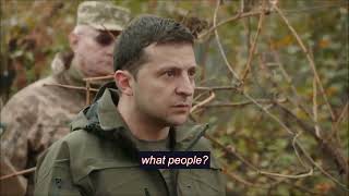 Zelensky speaking with Azov