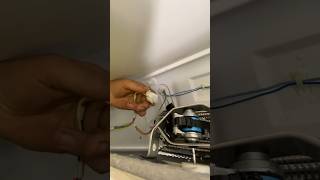 Fixing a refrigerator with a bad evaporator motor. #HandsomeOrHandy #Handyman #HomeMaintenance.