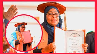 RAIS SAMIA SULUHU HASSAN ATUNUKIWA SHAHADA YA UDAKTARI WA HESHIMA MZUMBE