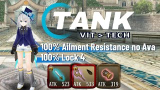 Toram Online - Tank Tech Vit BlackSmith Lock4 lv280