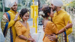 LOVEBIRDS Neha Kakkar And Rohanpreet Singh SWEETEST Moments At Haldi Ceremony