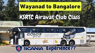 Wayanad to Bangalore: KSRTC Airavat Club Class Bus Journey | Exploring Bike Rental and Restaurants