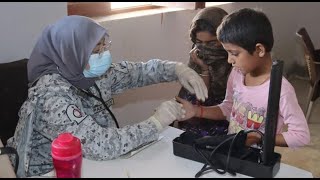 FREE MEDICAL CAMP ESTABLISHED BY PAKISTAN NAVY IN COASTAL AREA KAPPAR, BALOCHISTAN