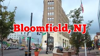 Walk tour in Bloomfield, New Jersey, USA | Halcyon Park to Bloomfield Center (downtown area)