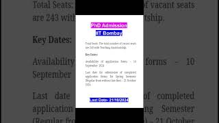 PhD Admission 2024#PhD Admission Update# researchinstitute#researcher# researchopportunities#apply