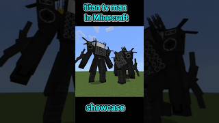 titan tv man showcase in Minecraft | credit : dafuqboom