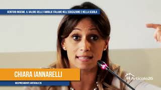 Intervento di Chiara Iannarelli - Vice Presidente Articolo26