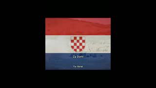 Croatian artillery march - Croatian patriotic marching song (The first Zagreb's battalion) - snippet