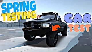 SPRING TESTING CAR CRASH SIMULATOR GAMEPLAY BEST CAR