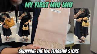 My First Miu Miu Unboxing! What I got from the NYC Flagship Store