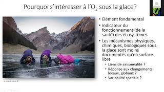 Dynamique de l’oxygène sous la glace - Camille Minaudo - EPFL