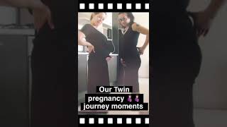 Our Twin pregnancy 🤰🏻 🤰🏻 Moments! My twin and I expecting baby #5