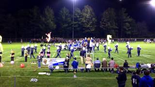 Newport High School Marching Band - Pre-Game Show - 10/18/13