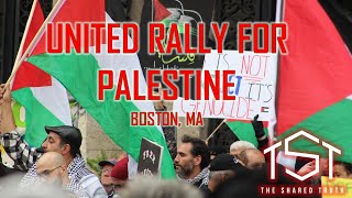 Jews, Christians & Muslims Unite to Rally for Palestine in Boston! Each Share a Common Message