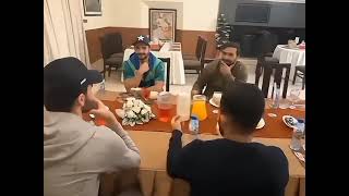 Pakistan team player set in iftar table