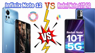 Infinix Note 12 Vs Redmi Note 10 T 5G Depth Camparison /Helio G88 VS Dimensity 700 /हिन्दी