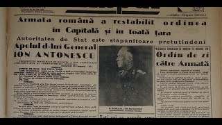 CONVORBIRI ISTORICE  - 80 de ani de la rebeliunea legionară din 21 - 23 ianuarie 1941